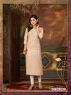 Glitter Vol 87 By Hru Straight Cut Designer Kurti Wholesale Shop In Surat